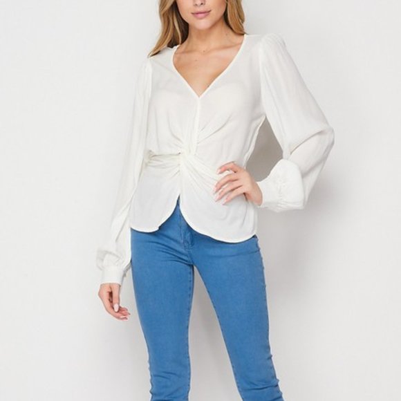 CLASSY DOLLZ White blouse - Picture 4 of 7